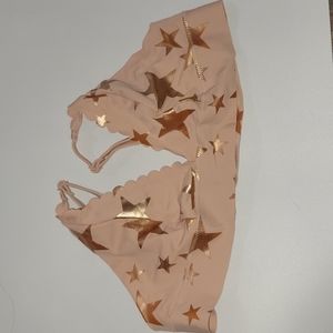 Victoria's Secret PINK Bralette Rose Gold Star